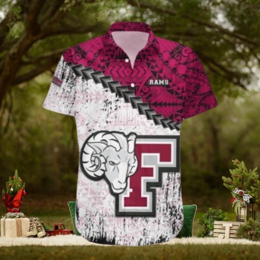 Fordham Rams Hawaii Shirt Grunge Polynesian Tattoo – NCAA