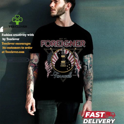 Foreigner Band 90s Vintage Foreigner Farewell Tour 2024 Shirt