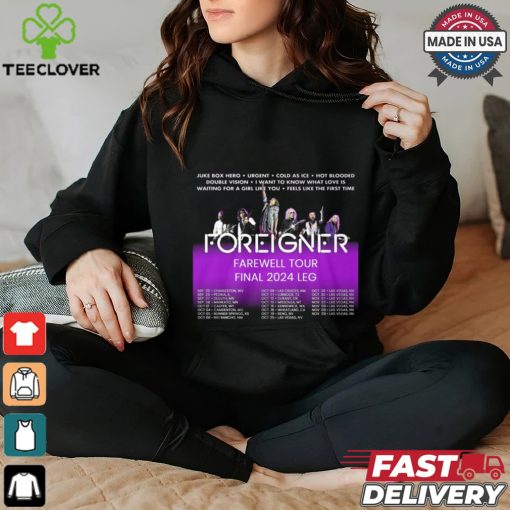 Foreigner Farewell Tour 2024 Shirt