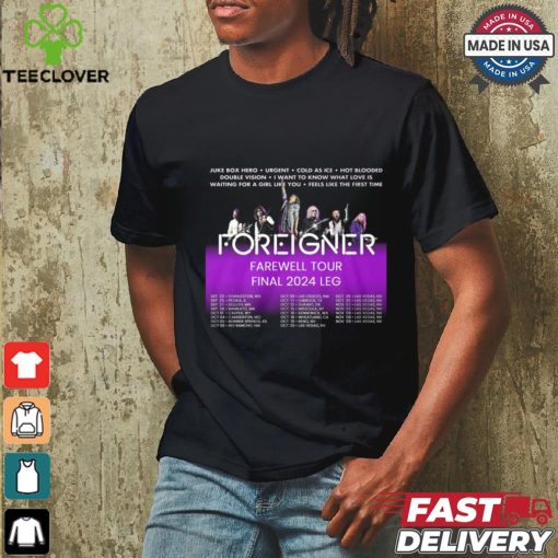 Foreigner Farewell Tour 2024 Shirt