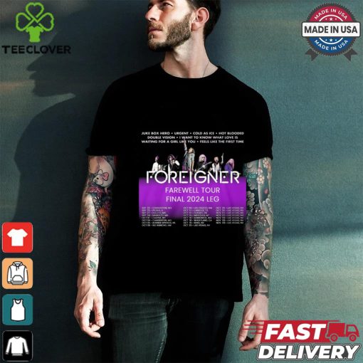 Foreigner Farewell Tour 2024 Shirt