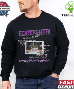 Foreigner Rock Music Setlist Waiting For A Girl Like You Shirt