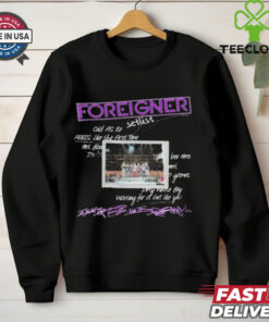 Foreigner Rock Music Setlist Waiting For A Girl Like You Shirt