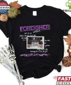 Foreigner Rock Music Setlist Waiting For A Girl Like You Shirt