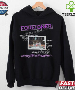Foreigner Rock Music Setlist Waiting For A Girl Like You Shirt
