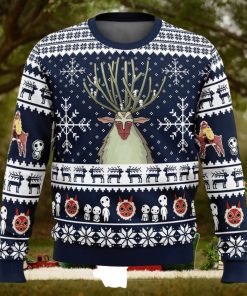 Forest Spirit Princess Mononoke Ugly Christmas Sweater