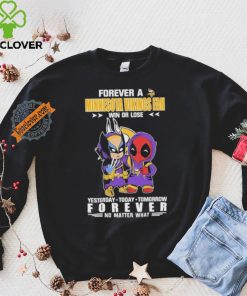 Forever A Minnesota Vikings x Marvel Fan Win Or Lose Yesterday Today Tomorrow Forever hoodie, sweater, longsleeve, shirt v-neck, t-shirt