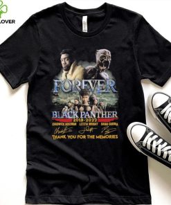 Forever Black Panther 2018 2022 Thank You For The Memories Signatures Shirt