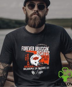 Forever Braggin’ Rights Oklahoma State Cowboys 27 24 Oklahoma Sooners 2023 Bedlam Series Shirt