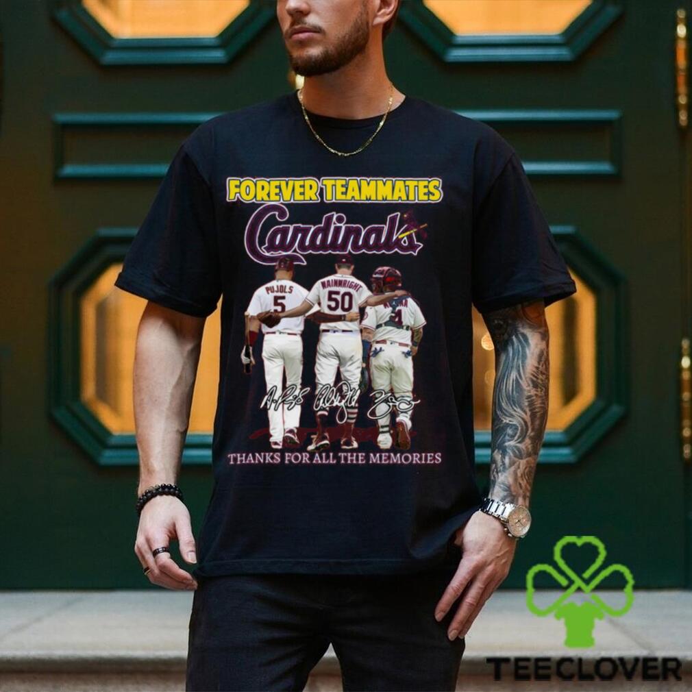 Forever Teammates St Louis Cardinals Thanks For All The Memories Shirt -  Guineashirt Premium ™ LLC