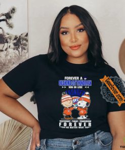 Forever a Oklahoma City Thunder x Deadpool and Wolverine fan win or lose yesterday today tomorrow forever t shirt