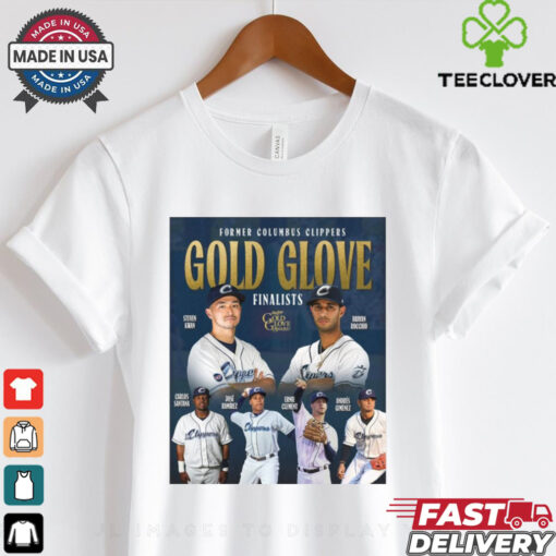 Former Columbus Clippers Gold Glove Finalists Players Poster t hoodie, sweater, longsleeve, shirt v-neck, t-shirt