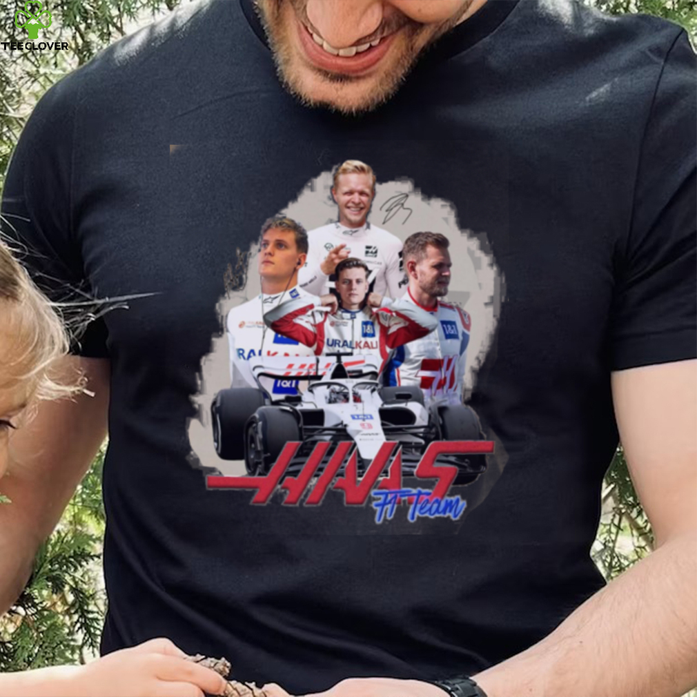 Formula 1 Haas Graphic Bella Canvas 3001 F1 Team Racing Kevin Magnussen T Shirt