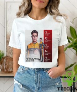 Formula 1 McLaren Driver Lando Norris Tops The Timesheets In Practice 2 Of DutchGP 2023 Classic T shirt