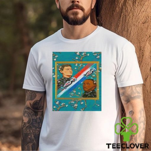 Formula 1 Mercedes Racers Lewis Hamilton And George Russell F1 CLassic T shirt