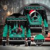 Funny Santa Your Present Is Under The Tree Black Ugly Christmas Sweater Gift For Men And Women