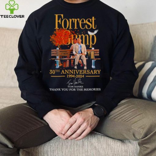 Forrest Gump 30th Anniversary 1994 2024 Tom Hanks Signature Shirt