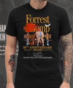 Forrest Gump 30th Anniversary 1994 2024 Tom Hanks Signature Shirt