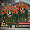 NFL Detroit Lions Christmas Reindeer V3 Sport Christmas Ugly Sweater 3D