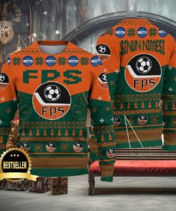 Forssan Palloseura Ugly Christmas Sweater Logo Custom Name Gift Fans