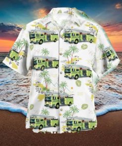 Fort Lauderdale Florida Fire Rescue Engine 9S 1976 Ward Lafrance Hawaiian Shirt 2024