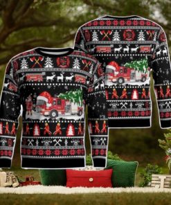 Fort Montgomery Fire District AOP Ugly Sweater Gift For Christmas