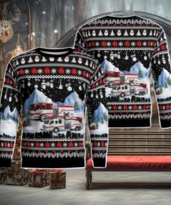 Fort Smith Fire Department AOP Ugly Sweater Gift For Christmas