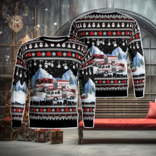 Fort Smith Fire Department AOP Ugly Sweater Gift For Christmas