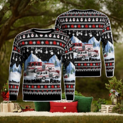 Fort Smith Fire Department AOP Ugly Sweater Gift For Christmas