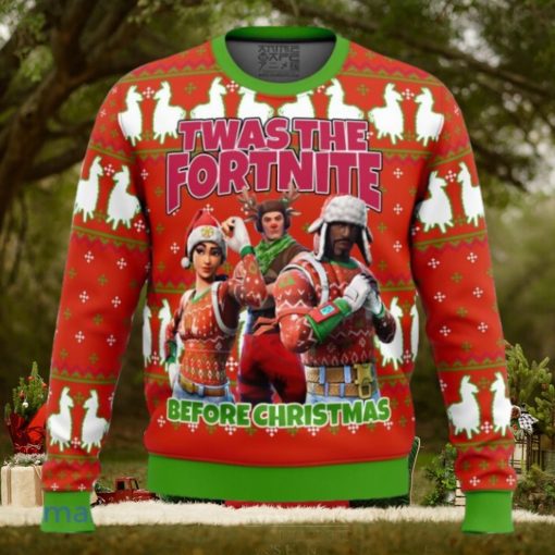 Fortnite Twas Night Ugly Christmas Sweater Gift For Men And Women