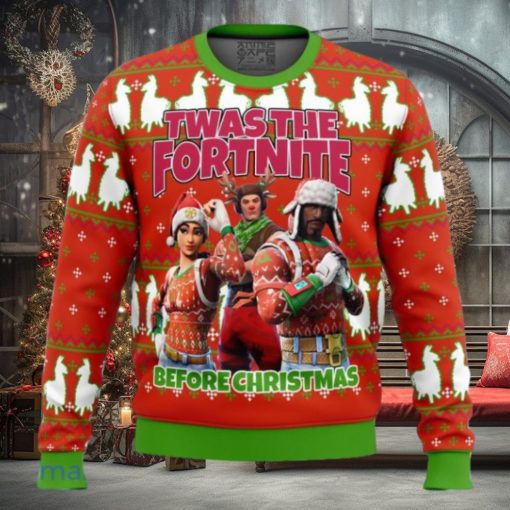 Fortnite Twas Night Ugly Christmas Sweater Gift For Men And Women
