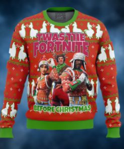 Fortnite Twas Night Ugly Christmas Sweater