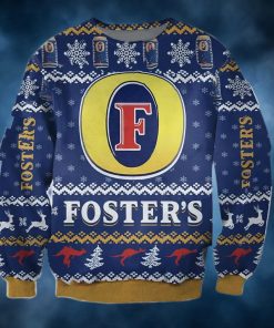 Fosters Beer Ugly Christmas Sweater, Faux Wool Sweater, Gifts For Beer Lovers, International Beer Day, Best Christmas Gifts For 2022 – Prinvity