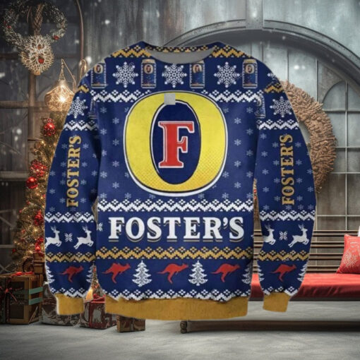Fosters Beer Ugly Christmas Sweater