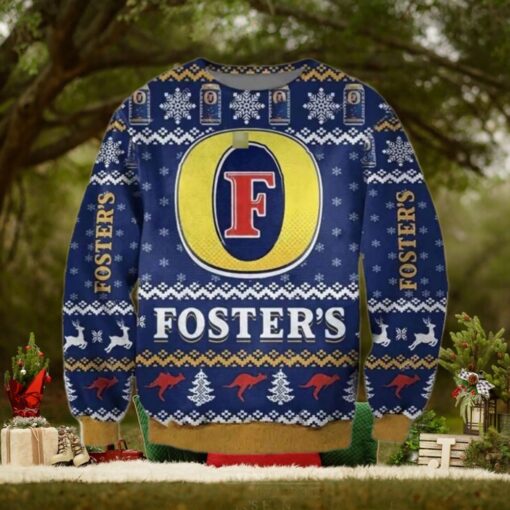 Fosters Beer Ugly Christmas Sweater