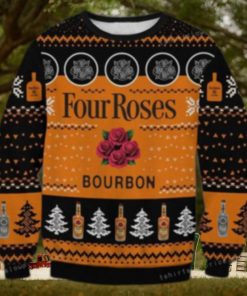 Four Roses Bourbon Whiskey Ugly Sweater