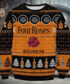 Four Roses Bourbon Whiskey Ugly Sweater
