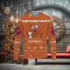 Carolina Panthers Graphics NFL Snowflakes Reindeer 3D Sweater Custom Number And Name