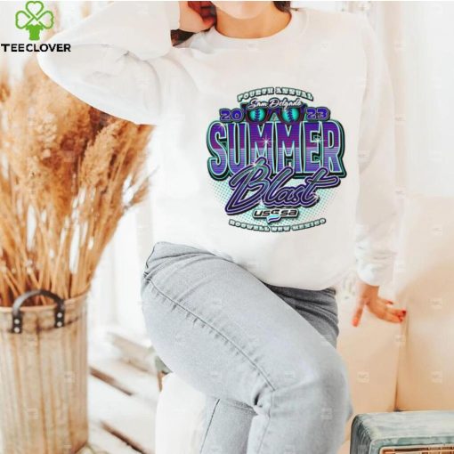 Fourth Annual Sam Delgado Summer Blast MVP 2023 Roswell New Mexico logo shirt