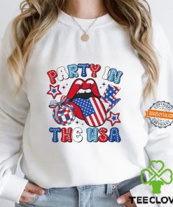 Fourth Of July Party In The USA Disco Ball Shirt