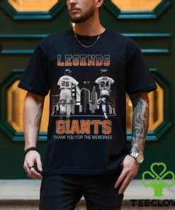 Legends Bonds And Mays Giants Thank You For The Memories T Shirt