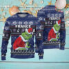 Germany Ice Hockey Team Grinch Hockey Stick Ugly Christmas Sweater