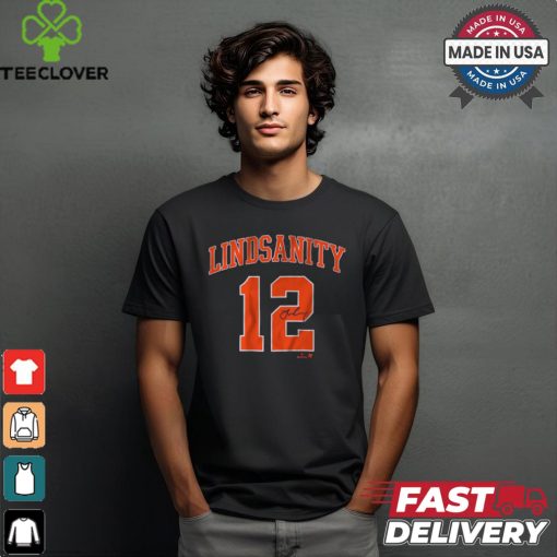 Francisco Lindor #12 Lindsanity Sh Signature New York Mets MLB t shirt