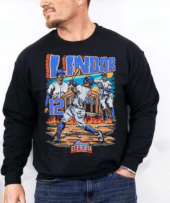 Francisco Lindor New York Mets MLB Planet Euphoria Artwork t shirt