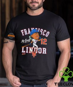 Francisco Lindor New York Mets Mr smile caricature MLB shirt
