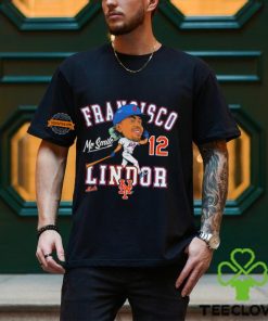 Francisco Lindor New York Mets Mr smile caricature MLB shirt