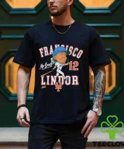 Francisco Lindor New York Mets caricature shirt