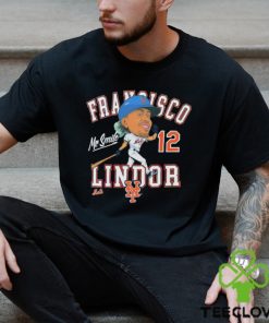 Francisco Lindor New York Mets caricature shirt 1 Francisco Lindor New York Mets caricature shirt