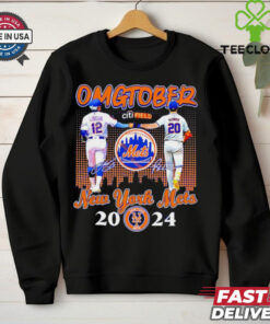 Francisco Lindor Pete Alonso OMGTOBER New York Mets 2024 shirt