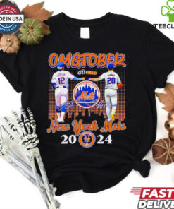 Francisco Lindor Pete Alonso OMGTOBER New York Mets 2024 shirt